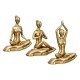 Figure Yoga Motif Συνθετική Ρητίνη Χρυσού Χρυσού Ποικιλία 3 φορές 16X8X21Cm 16X8X21Cm Figure Yoga Motif Συνθετική Ρητίνη Χρυσού Χρυσού Ποικιλία 3 φορές 16X8X21Cm 16X8X21Cm