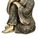 Figure Buddha Synthetic Resin Χρυσόχρωμο 10X10X17Cm 10X10X17Cm