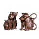 Φιγούρα Cat Πολυρεζίνη Brown PU Pcs. Assorted H. 18 cm