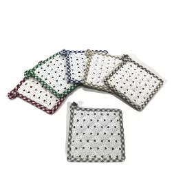 Πιάστρα 17x17cm Με Καρδιές Σε 6 Σχέδια
