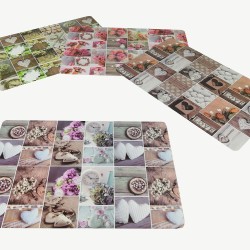 Σουπλά 'Hearts' 43.5x28.5cm Σε 4 Σχέδια