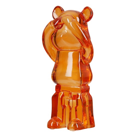 Φιγούρα Αρκούδα Ακρυλικό Πράσινο Πορτοκαλί Ροζ Ποικιλία 3 φορές 7Χ5Χ15 εκ. 7Χ5Χ15 εκ.