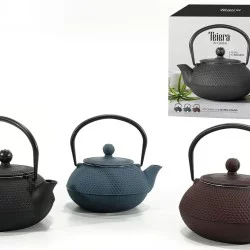 Τσαγιέρα 80cl Με Ενσωματωμένο Φίλτρο Μέταλλο Σε 3 Χρώματα