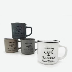 Κούπα 34cl 'Cafe de Tradition' Κεραμικό Σε 4 Χρώματα Κούπα 34cl 'Cafe de Tradition' Κεραμικό Σε 4 Χρώματα
