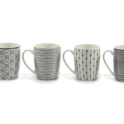 Κούπα 34cl Πορσελάνη New Bone China Σε 4 Σχέδια