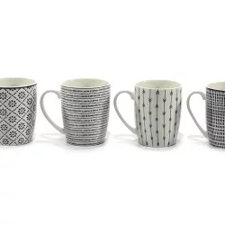 Κούπα 34cl Πορσελάνη New Bone China Σε 4 Σχέδια