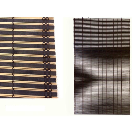 Κουρτίνα Μπαμπού Καφέ/Ξύλο 120x250cm