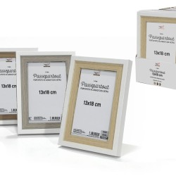 Κορνίζα 13x18cm Ξύλο/Γυαλί Σε 3 Αποχρώσεις