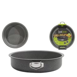 Ταψί Αλουμινίου Αντικολλητικό Cookstone Στρογγυλό Φ24cm