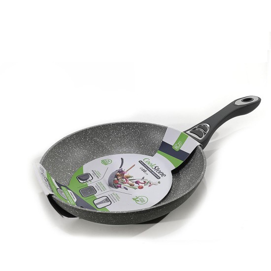 Τηγάνι Αντικολλητικό Αλουμινίου Με Επίστρωση Stone Λαβή Soft-Touch Φ26cm