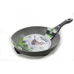 Τηγάνι Αντικολλητικό Αλουμινίου Με Επίστρωση Stone Λαβή Soft-Touch Φ28cm