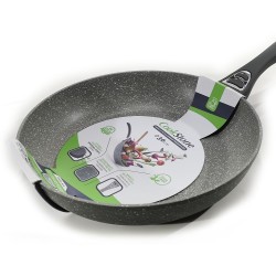 Τηγάνι Αντικολλητικό Αλουμινίου Με Επίστρωση Stone Λαβή Soft-Touch Φ30cm