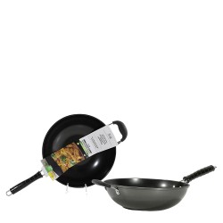 Γουόκ Με 2 Χερούλια Φ32cm Σε 2 Χρώματα