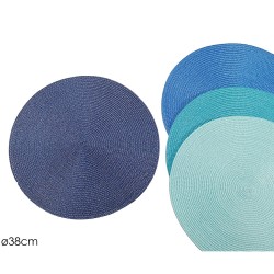 Σουπλά Πολύχρωμο Υφασμάτινο Φ38cm Σε 4 Χρώματα