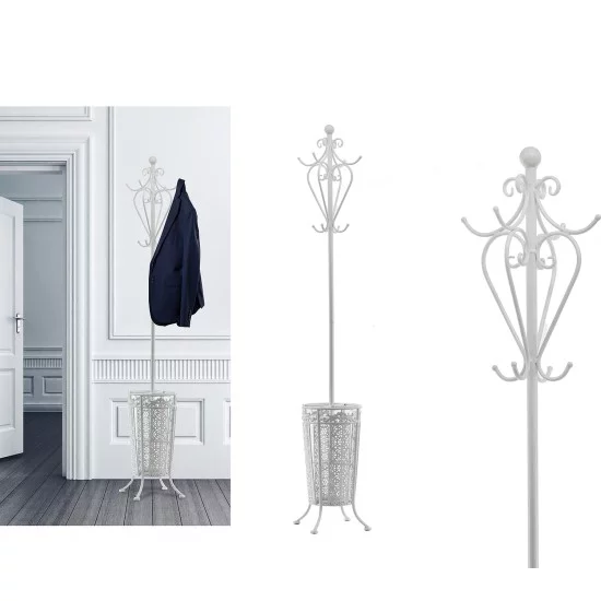 Καλόγερος μεταλλικός λευκός 28x185cm Καλόγερος μεταλλικός λευκός 28x185cm