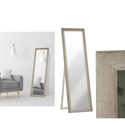 Καθρέπτης λευκός δρυς 48.5x159cm