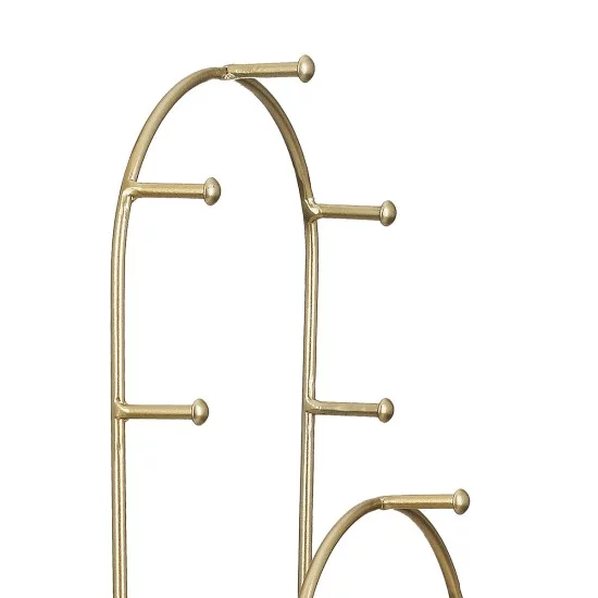 Σταντ κοσμήματος Μεταλλικό Χρυσό Χρώμα 13X13X31Cm 13X13X31Cm