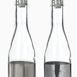 Φιάλη Λαδιού/Ξυδιού Μεταλλικό Πώμα Διάφανο Γυαλί 190ml