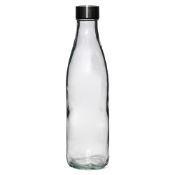 Μπουκάλι Διάφανο Γυαλί 1L Με Βιδωτό Καπάκι