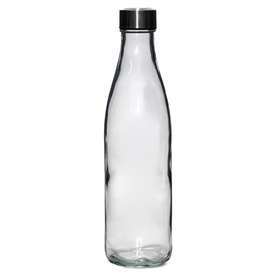 Μπουκάλι Διάφανο Γυαλί 1L Με Βιδωτό Καπάκι