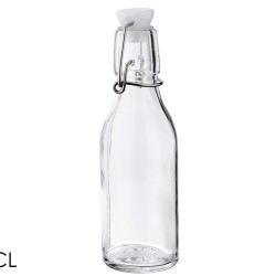 Μπουκάλι Στρογγυλό 25cl Με Ερμητικό Καπάκι