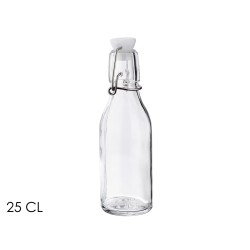 Μπουκάλι Στρογγυλό 25cl Με Ερμητικό Καπάκι