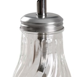 Αλατιέρα Με Δοσομετρητή Διάφανο Γυαλί 200ml