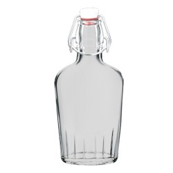 Φιάλη Με Πώμα Διάφανο Γυαλί 250ml