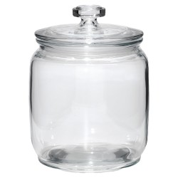 Βάζο Με Καπάκι Διάφανο Ερμητικό 150cl Φ14x18cm