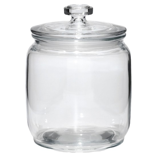 Βάζο Με Καπάκι Διάφανο Ερμητικό 150cl Φ14x18cm