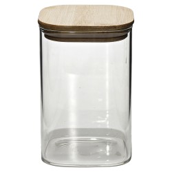 Βάζο Γυαλί Με Ερμητικό Καπάκι 950ml Φ10x15.6cm