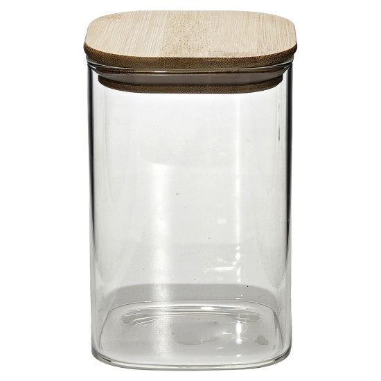 Βάζο Γυαλί Με Ερμητικό Καπάκι 950ml Φ10x15.6cm