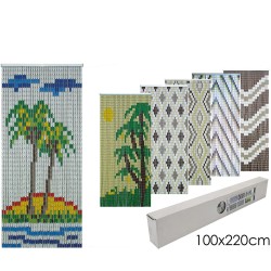 Κουρτίνα Πλαστική 100x220cm Σε 6 Σχέδια