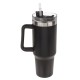 Κούπα Θερμός Με Ανοξείδωτο Εσωτερικό Με Καλαμάκι Μαύρο 1.2lt