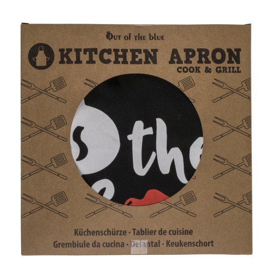 Ποδιά Κουζίνας ‘Cook & Grill’ Μαύρο Βαμβακερό 80x60cm Σε 6 Σχέδια Ποδιά Κουζίνας ‘Cook & Grill’ Μαύρο Βαμβακερό 80x60cm Σε 6 Σχέδια