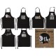 Ποδιά Κουζίνας ‘Cook & Grill’ Μαύρο Βαμβακερό 80x60cm Σε 6 Σχέδια Ποδιά Κουζίνας ‘Cook & Grill’ Μαύρο Βαμβακερό 80x60cm Σε 6 Σχέδια
