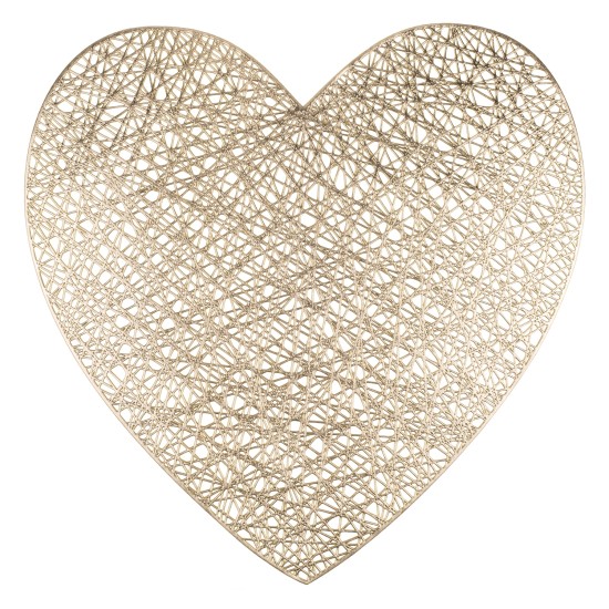 Σουπλά Σε Σχήμα Καρδιάς PVC 39x38cm Σε 2 Χρώματα Σουπλά Σε Σχήμα Καρδιάς PVC 39x38cm Σε 2 Χρώματα