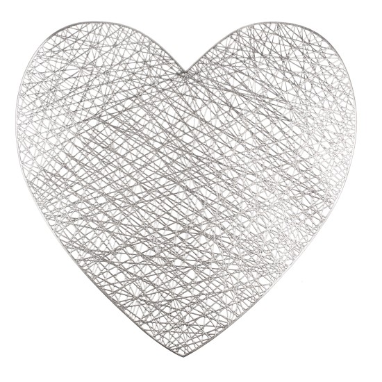 Σουπλά Σε Σχήμα Καρδιάς PVC 39x38cm Σε 2 Χρώματα Σουπλά Σε Σχήμα Καρδιάς PVC 39x38cm Σε 2 Χρώματα
