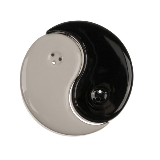 Σετ Δοχεία Αλατοπίπερο Ying Yang Λευκό/Μαύρο Κεραμικό 6x6x7cm 2Τμχ Σετ Δοχεία Αλατοπίπερο Ying Yang Λευκό/Μαύρο Κεραμικό 6x6x7cm 2Τμχ