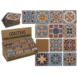 Σουβέρ Φελού Μωσαϊκό 9.5x9.5x0.5cm Σε 12 Σχέδια