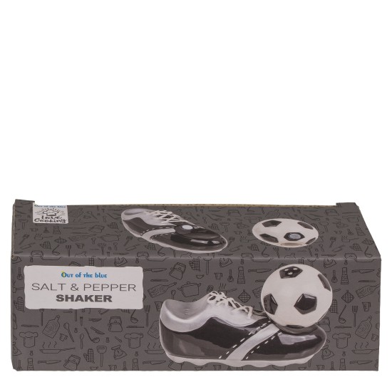 Αλατοπίπερο Παπούτσι Και Μπάλα Ποδοσφαίρου Με Μαγνήτη Δολομίτης 11.5x7.5x5cm Σετ 2Τμχ