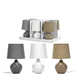 Λάμπα Επιτραπέζια Κεραμική H24cm Σε 3 Χρώματα
