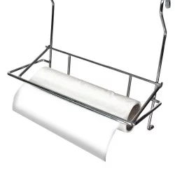 Βάση Ρολού Κουζίνας Κρεμαστή Ασημί Μέταλλο 31.2x15x30cm