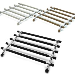 Σουπλά Με Πλαστικοποίηση Μέταλλο/Πλαστικό 20x20cm Σε 3 Χρώματα