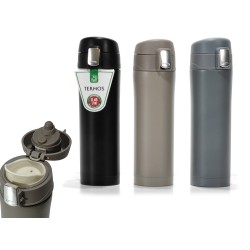 Θερμός 450ml Μέταλλο Σε 3 Χρώματα