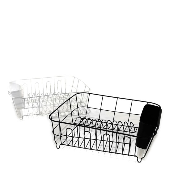 Πιατοθήκη Με Θήκη Για Μαχαιροπίρουνα 36.5x33x13.5cm Σε 2 Χρώματα