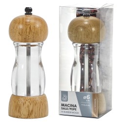 Μύλος Ακρυλικό Με Ξύλινη Βάση/Κορυφή 16.5cm