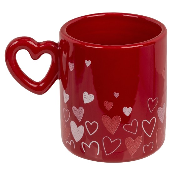 Σετ Δώρου ‘Love’ Με Κεραμική Κούπα 380ml Και Μεταλλικό Μπρελόκ 2Τμχ