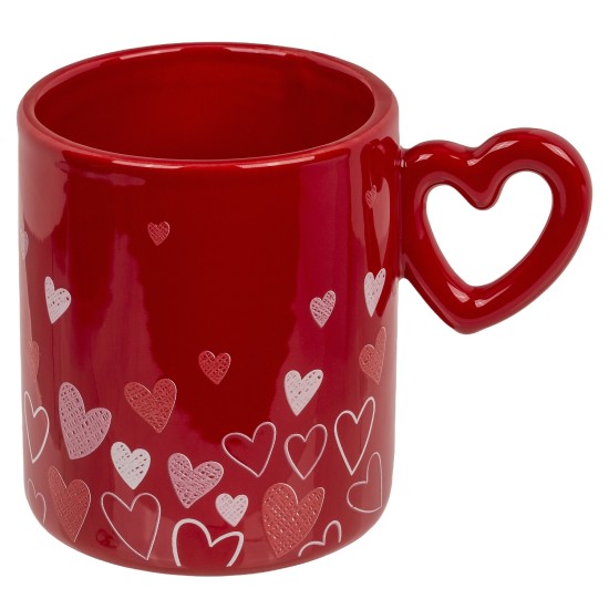 Σετ Δώρου ‘Love’ Με Κεραμική Κούπα 380ml Και Μεταλλικό Μπρελόκ 2Τμχ