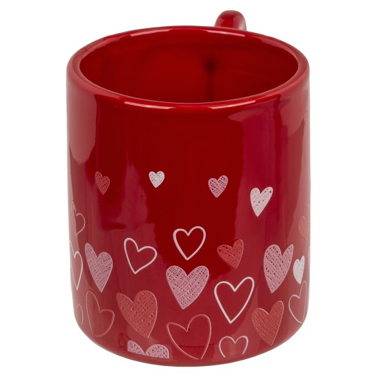 Σετ Δώρου ‘Love’ Με Κεραμική Κούπα 380ml Και Μεταλλικό Μπρελόκ 2Τμχ